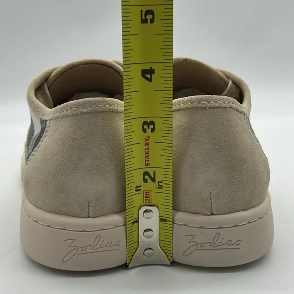 Zodiac Cheezburger Plaid Lace-Up Sneakers Women’s Size 8M Black White Tan NWB - Picture 8 of 11